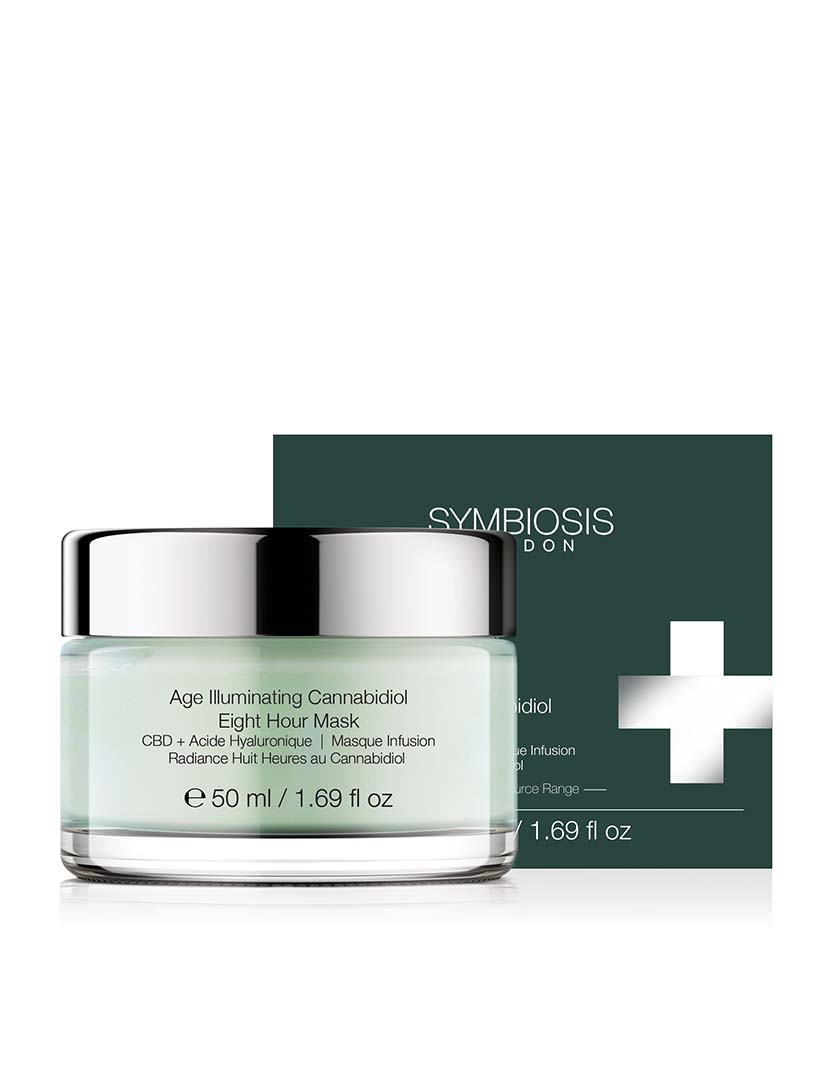 [CBD + Ácido Hialurônico] - Máscara de Oito Horas de Canabidiol Iluminadora de Idade