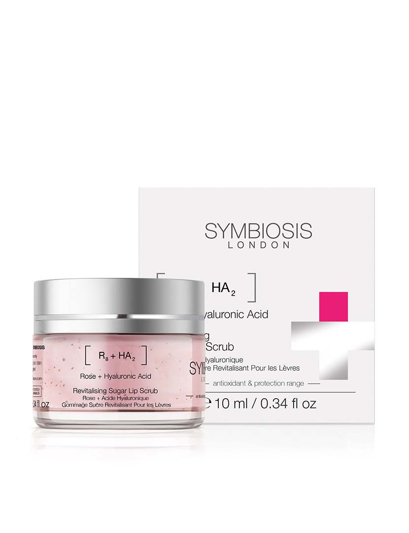 [Rosa + Ácido Hialurônico] - Esfoliante Labial Revitalizante de Açúcar