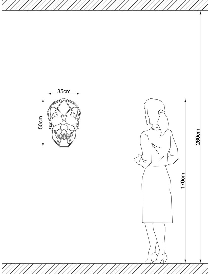 Candeeiro Parede W-050