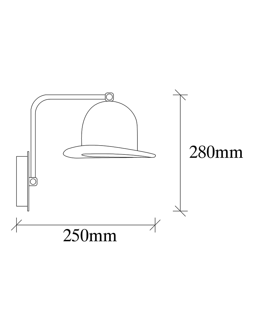 Candeeiro Parede Fotr Sivani MR-324