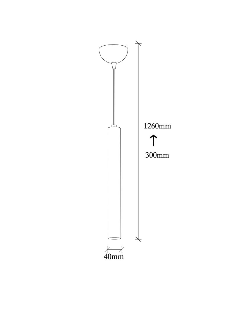 Candeeiro Suspenso Tempo 2076