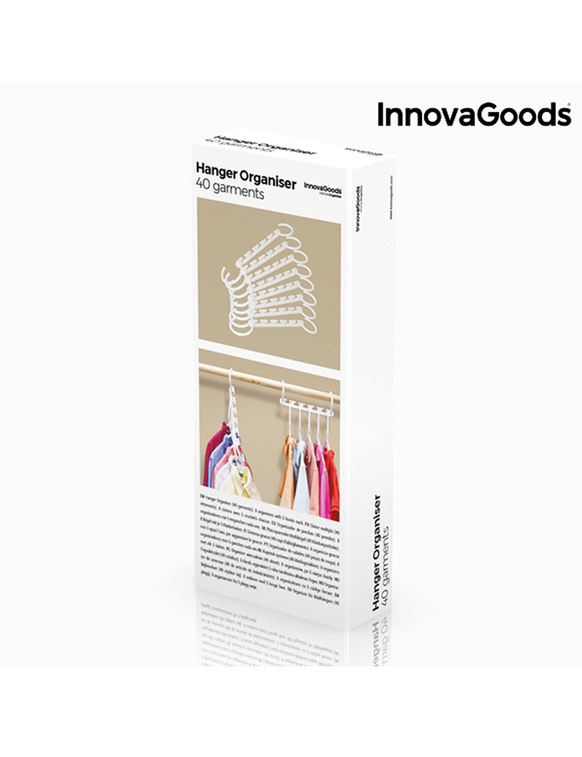 Organizador Cabides 40 Peças Roupa