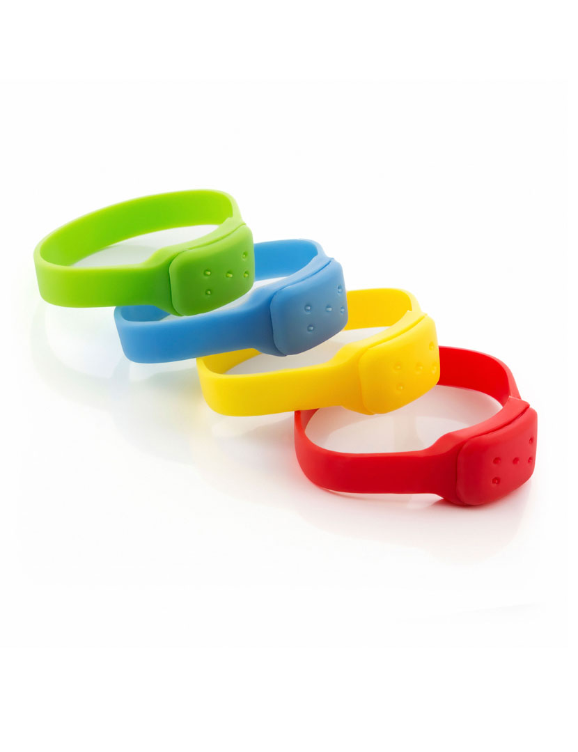 Pulseira Anti-Mosquitos Citronela Vermelho