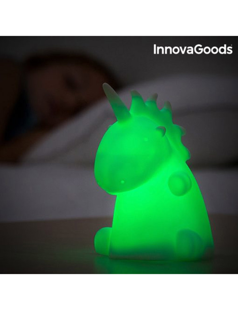 Candeeiro Unicórnio Multicolor LED 