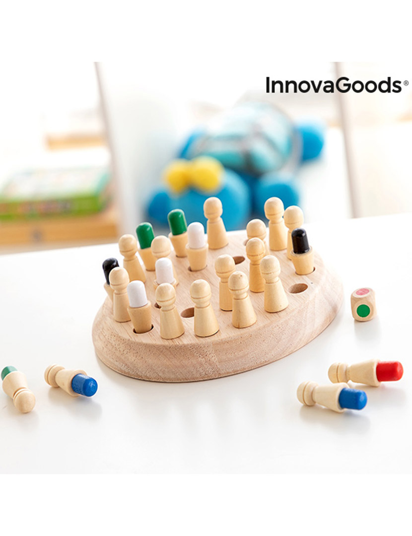 Xadrez Memória Madeira Taeda