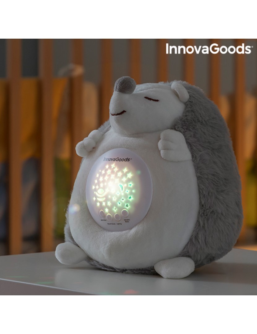 Peluche Porco-Espinho c/ Som e Luz Presença Spikey