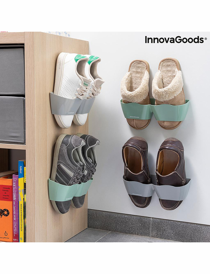 Organizadores Adesivos Sapatos Shohold 4 Pares