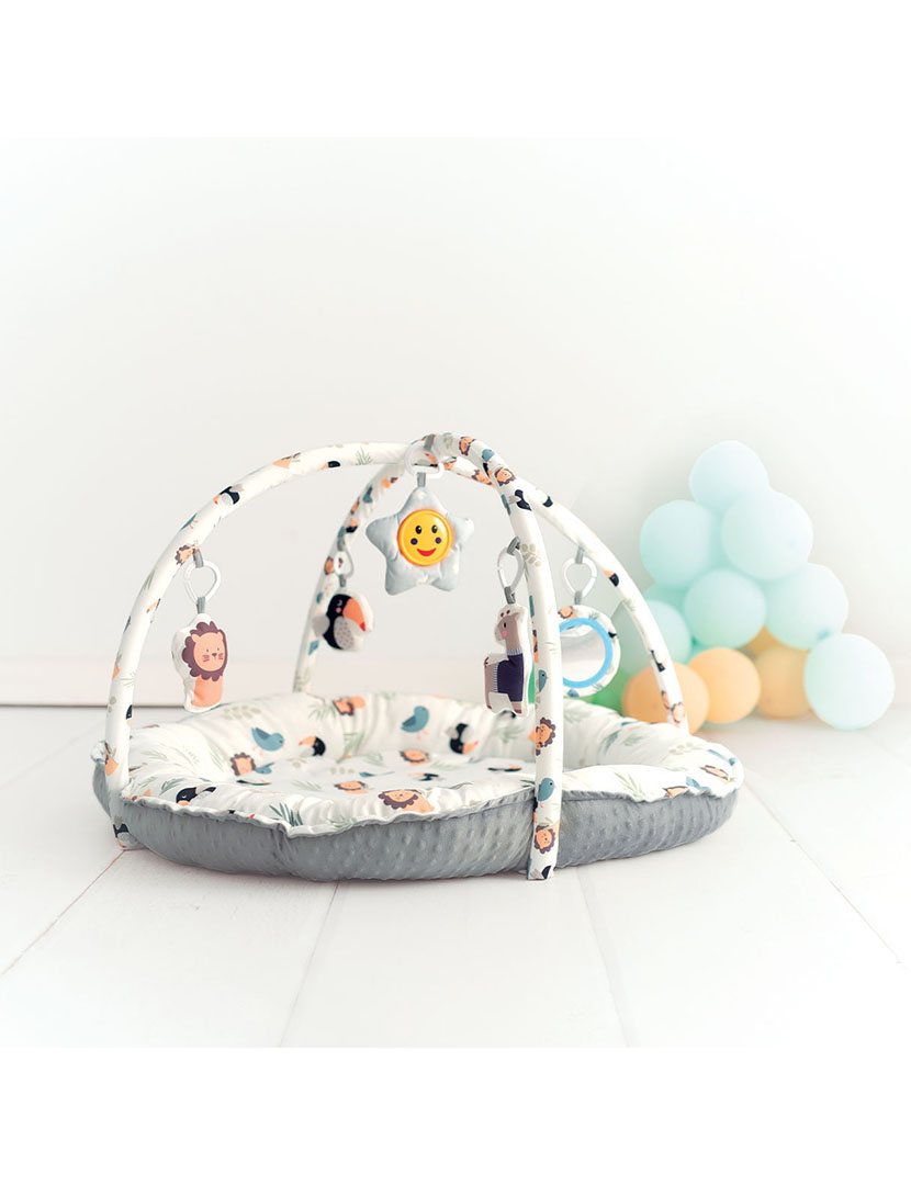 Tapete Atividades Cinzento