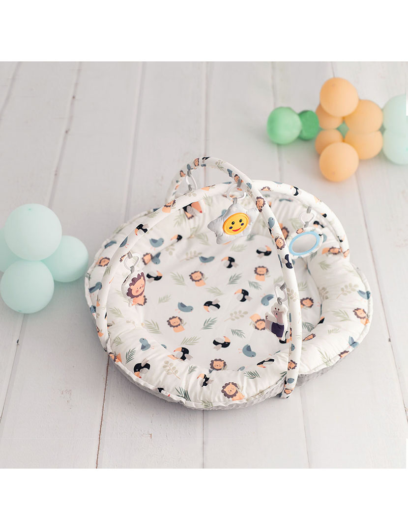 Tapete Atividades Cinzento