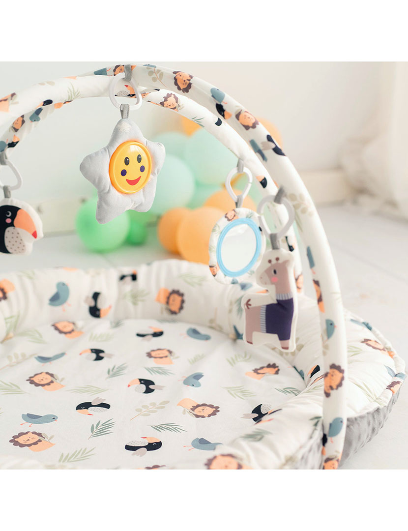 Tapete Atividades Cinzento