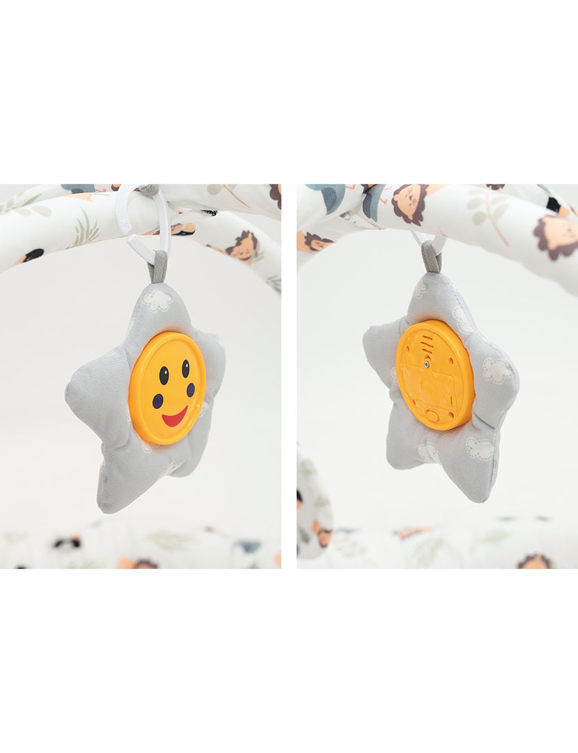 Tapete Atividades Cinzento