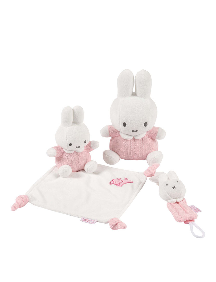Conjunto 4 Peças Miffy Rosa