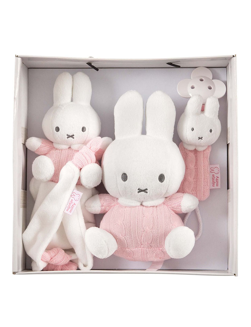 Conjunto 4 Peças Miffy Rosa