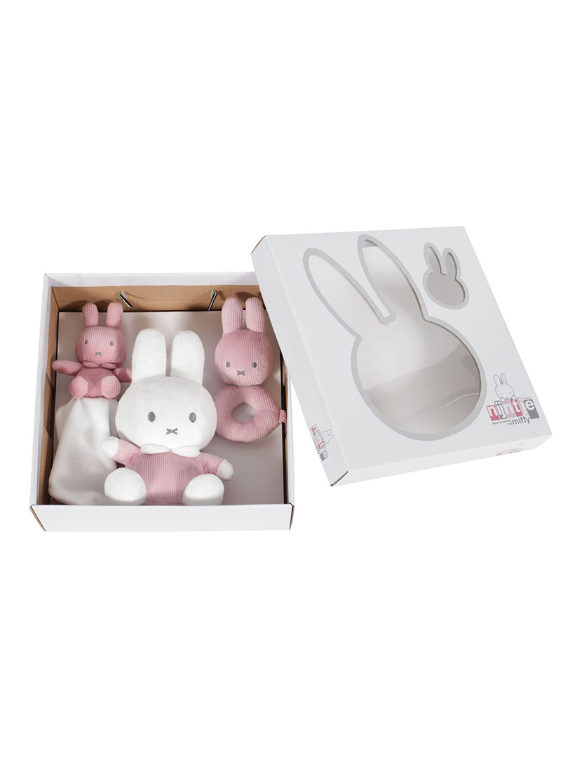 Conjunto 3 Peças Miffy Rosa