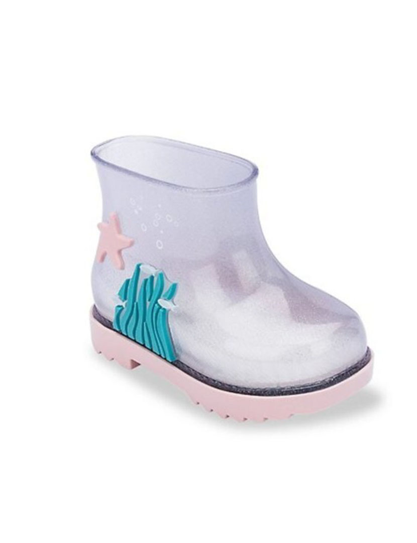 Galochas Mini Melissa Under The Sea Transparente