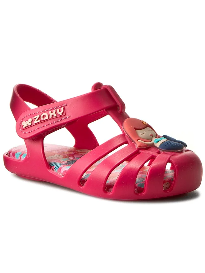 Sandálias Menina Fundo do Mar Rosa