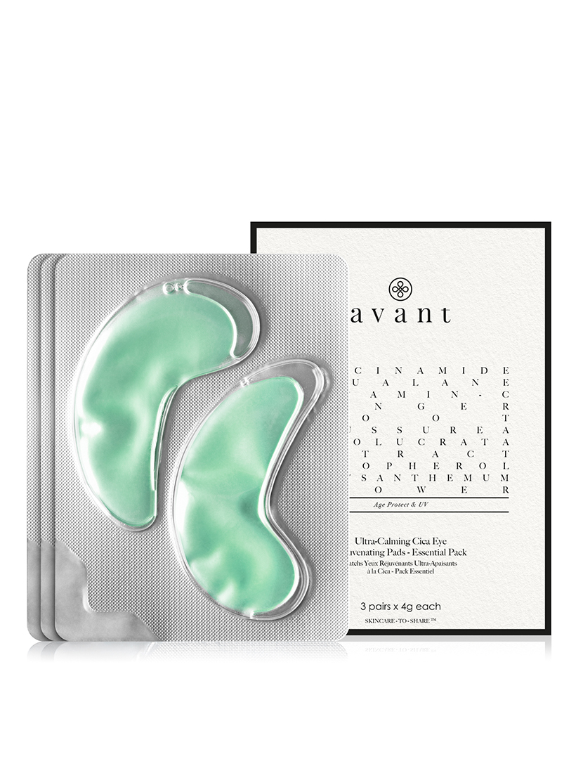 Pacote Essencial - Almofadas Rejuvenescedoras Ultra-Calmantes para os Olhos com Cica