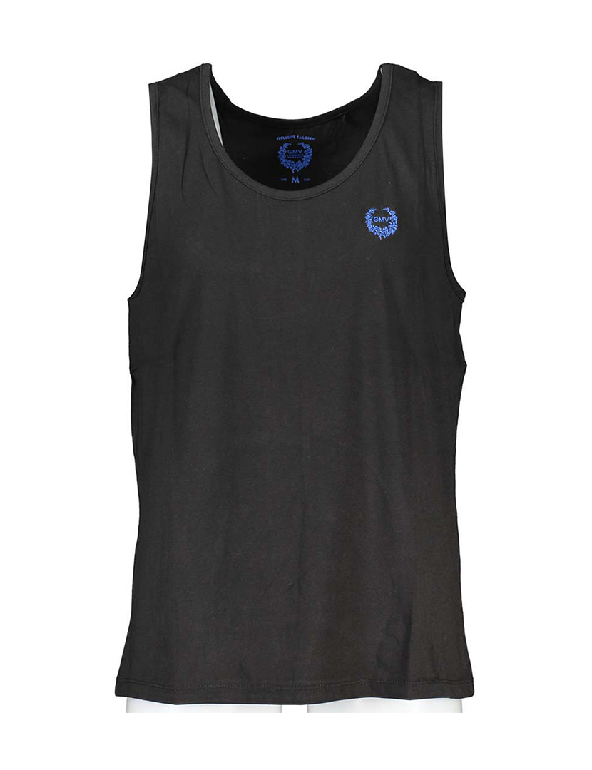 T-Shirt Homem sem Mangas Preto