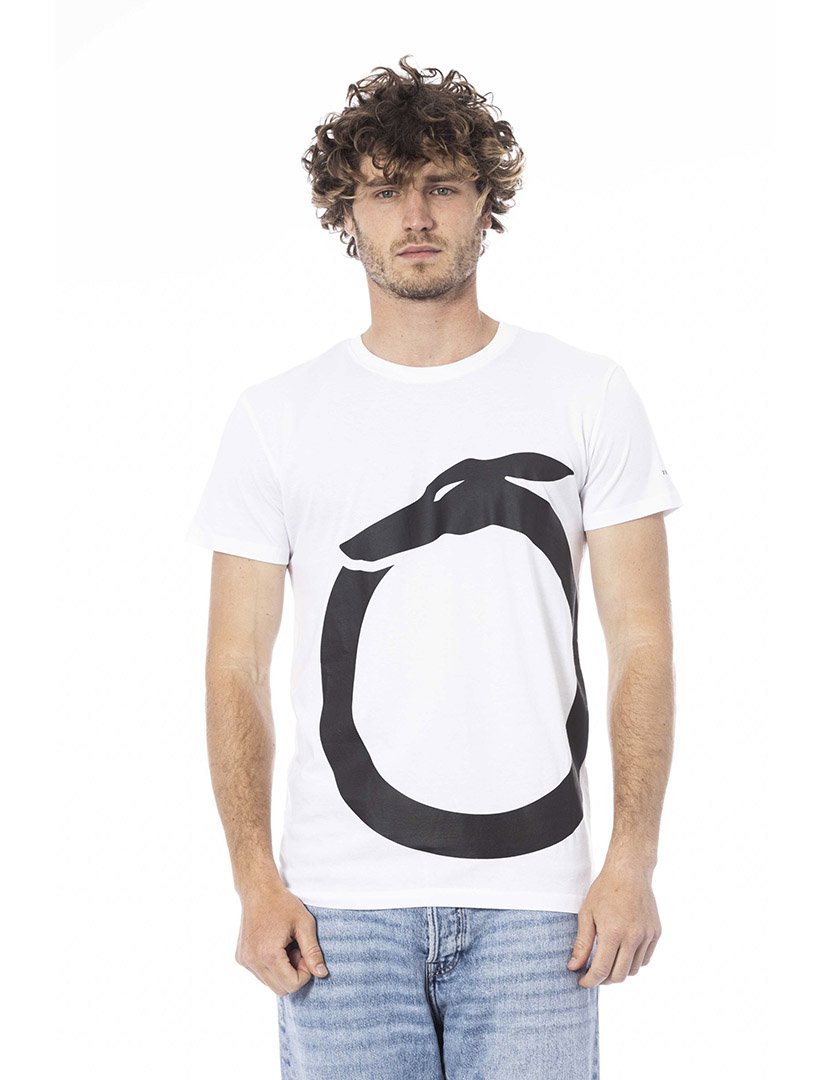 T-Shirt Homem Branco e Preto