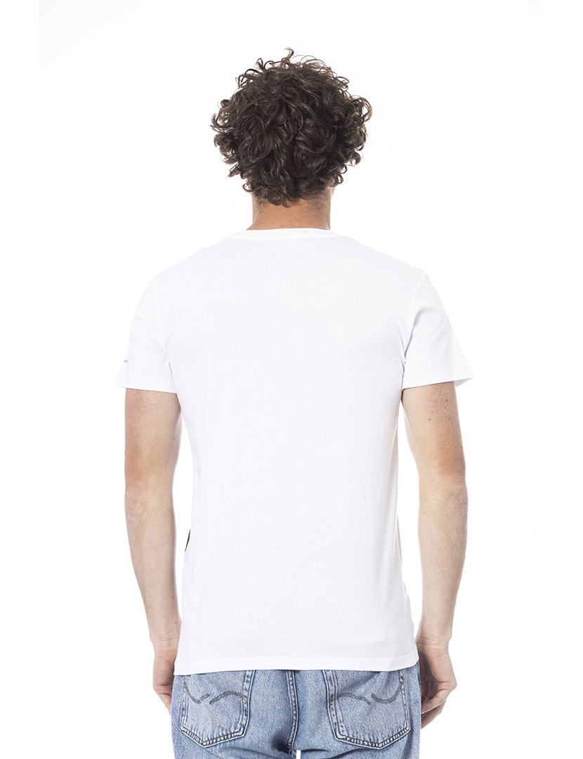 T-Shirt Homem Branco e Preto