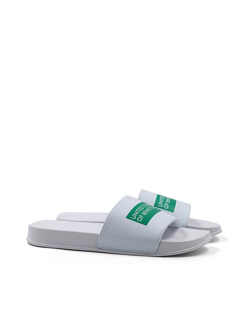 Ladies White Flip Flops