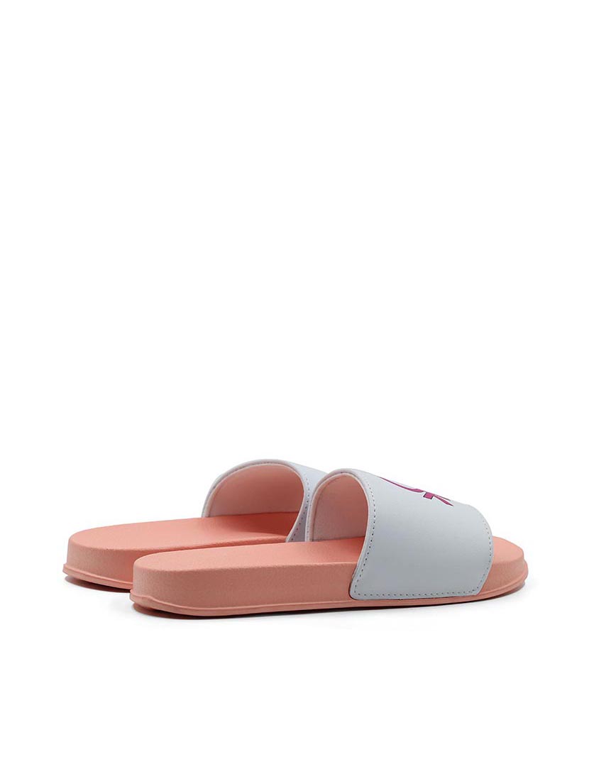 Chinelos Senhora Coral e Branco