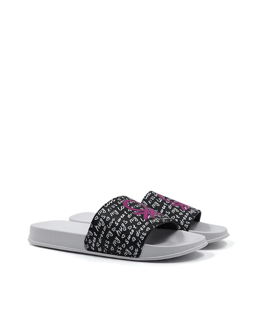 Chinelos Senhora Branco e Preto