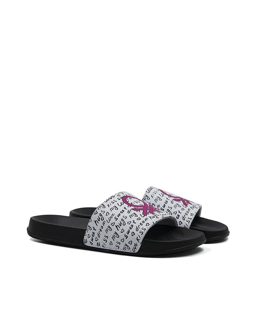 Chinelos Senhora Preto e Branco