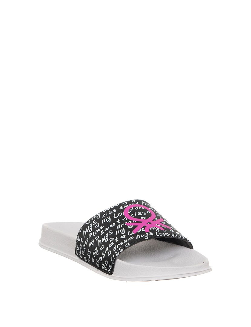 Chinelos Senhora Branco e Preto