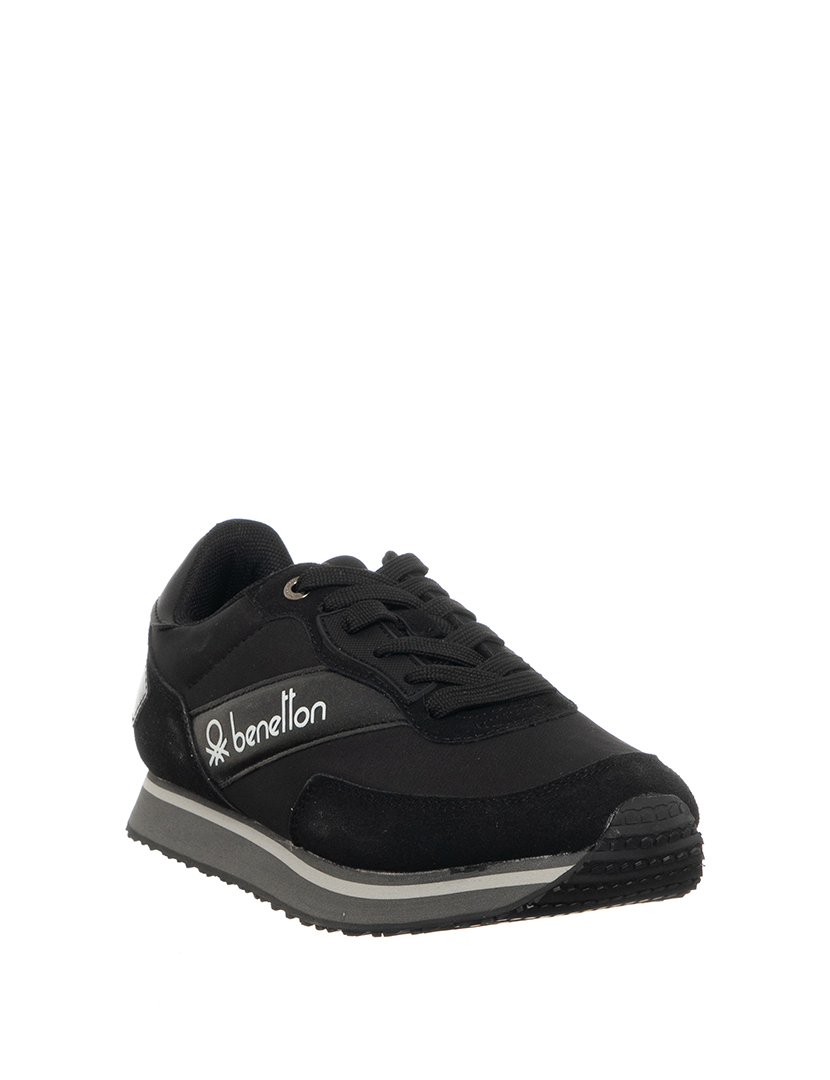 Ténis Senhora Preto e Prateado