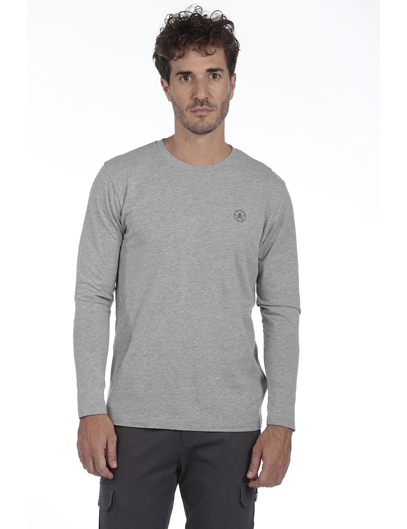 Camisola Logo Homem Cinzento