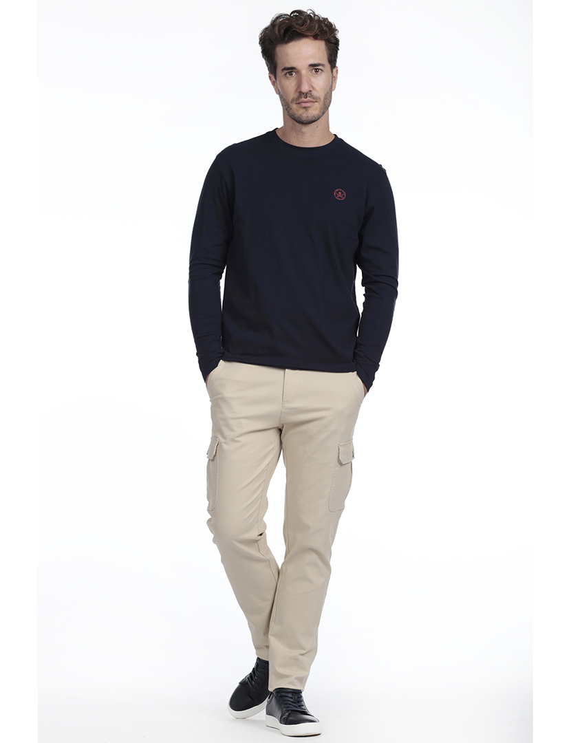 Camisola Logo Homem Azul