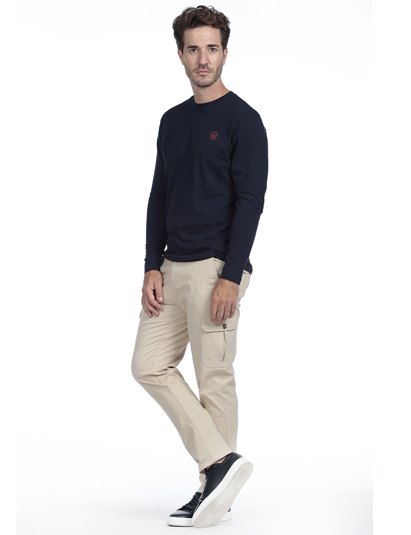 Camisola Logo Homem Azul