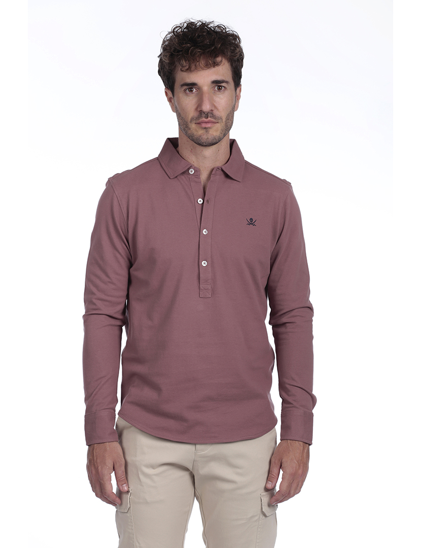 Camisola Pólo Homem Rosa