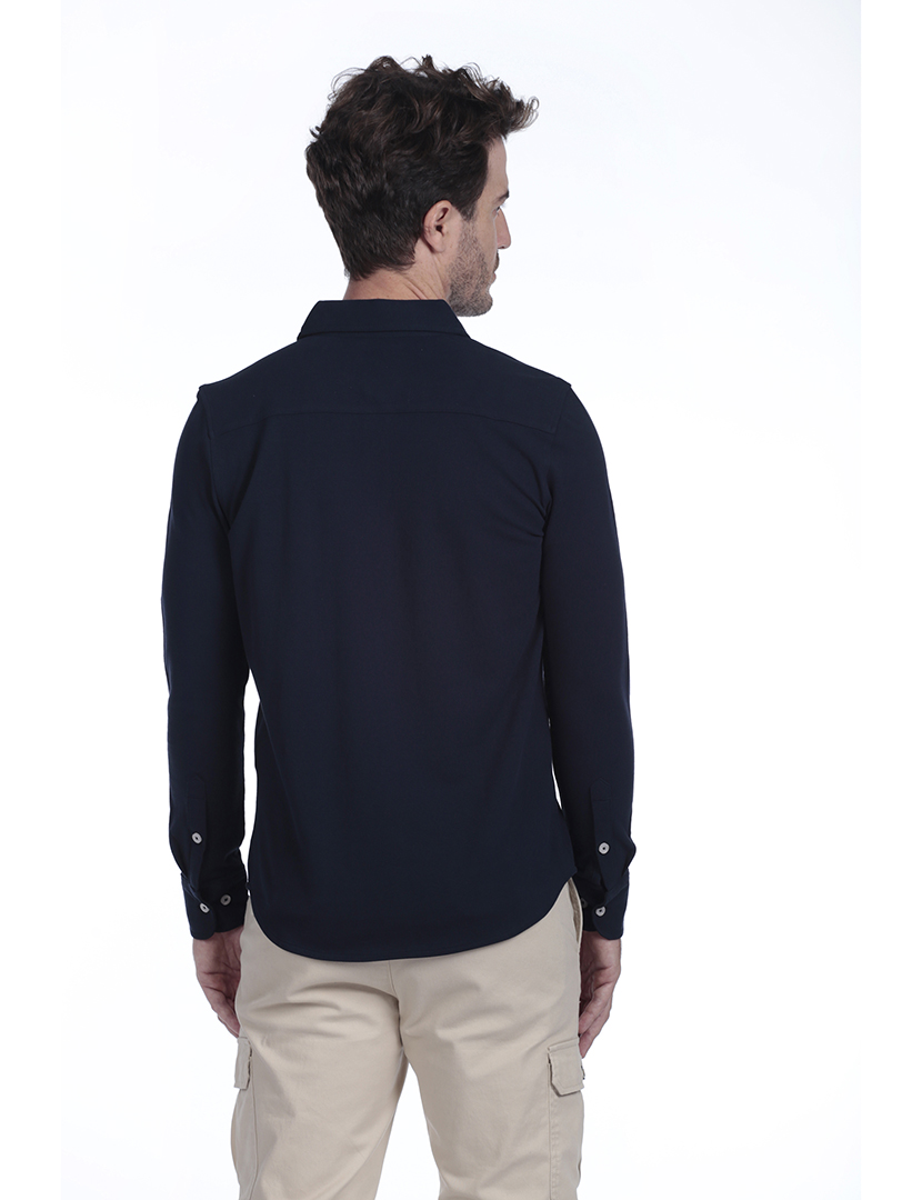 Camisola Pólo Homem Azul