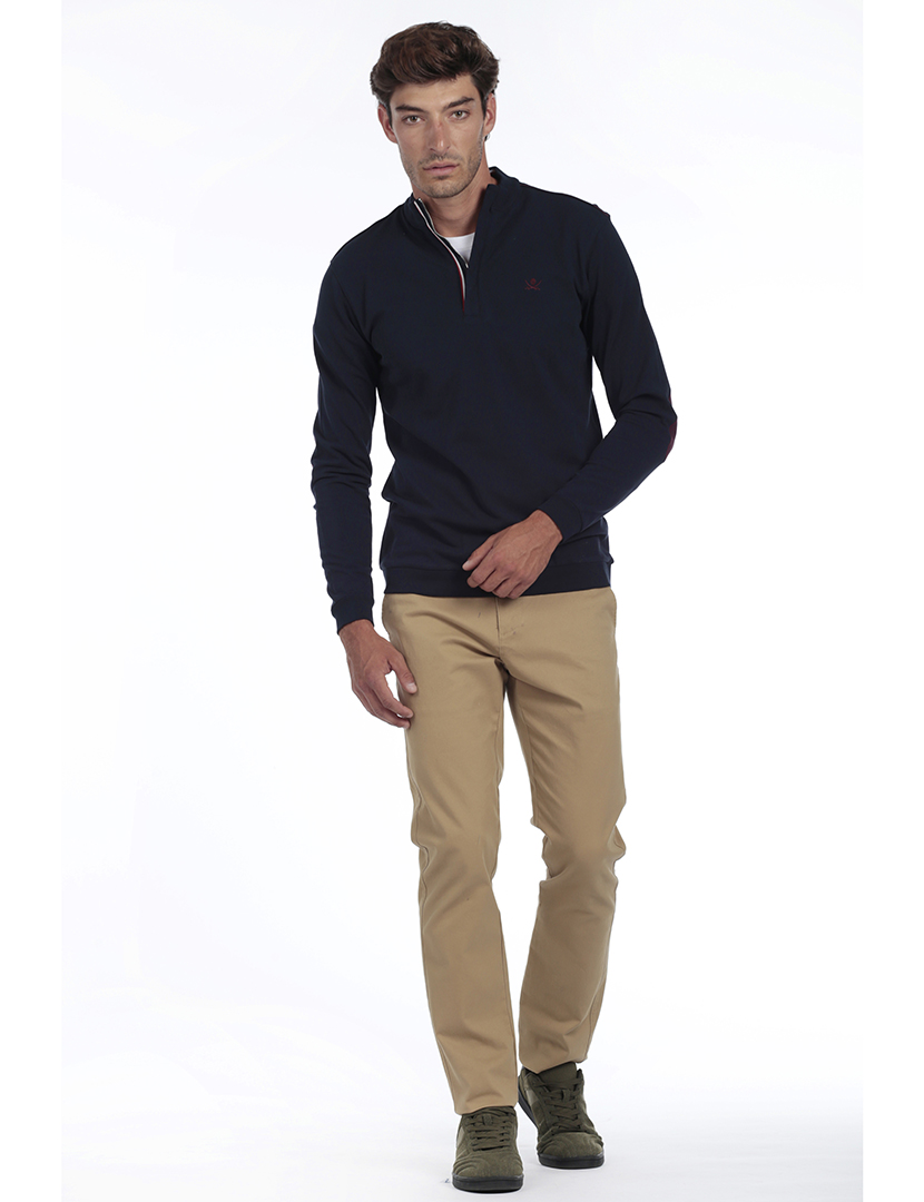 Pólo Hierro Homem Azul