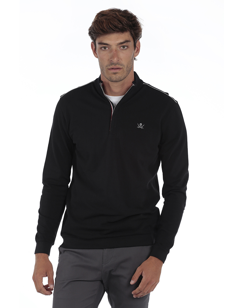 Pólo Hierro Homem Preto