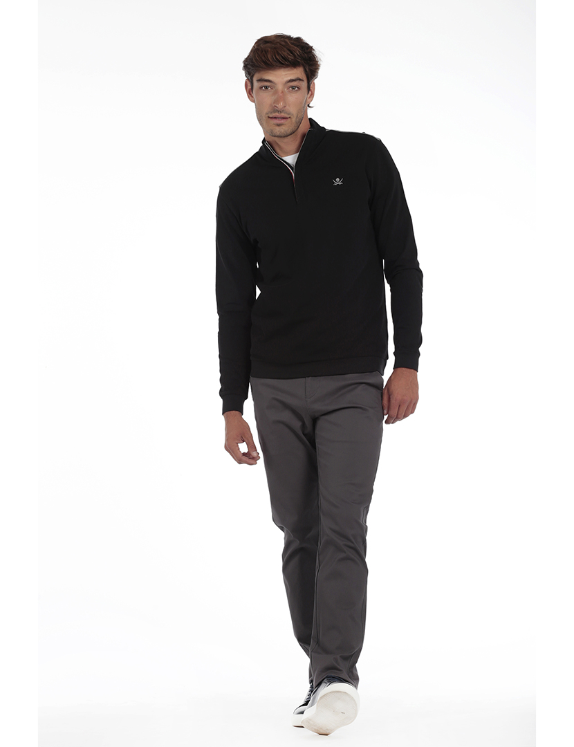 Pólo Hierro Homem Preto