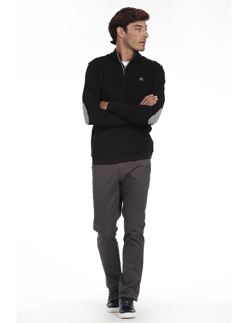 Pólo Hierro Homem Preto