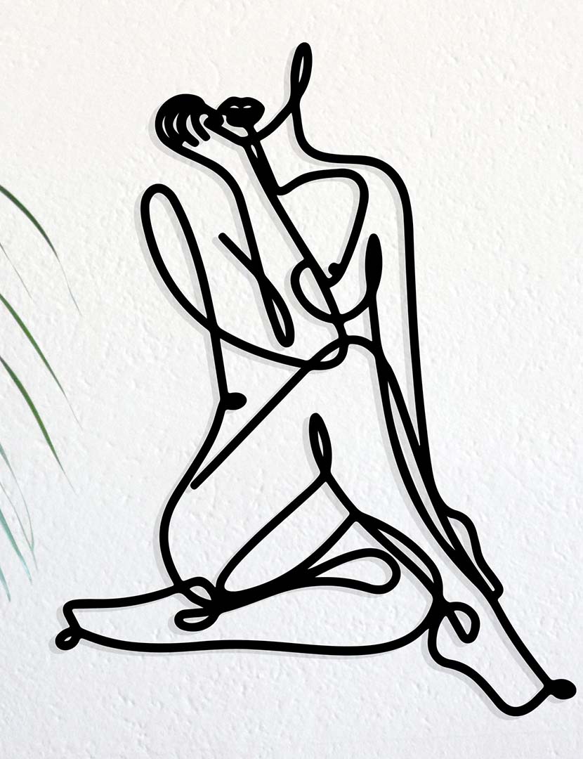 Decoração Parede Metal Eve