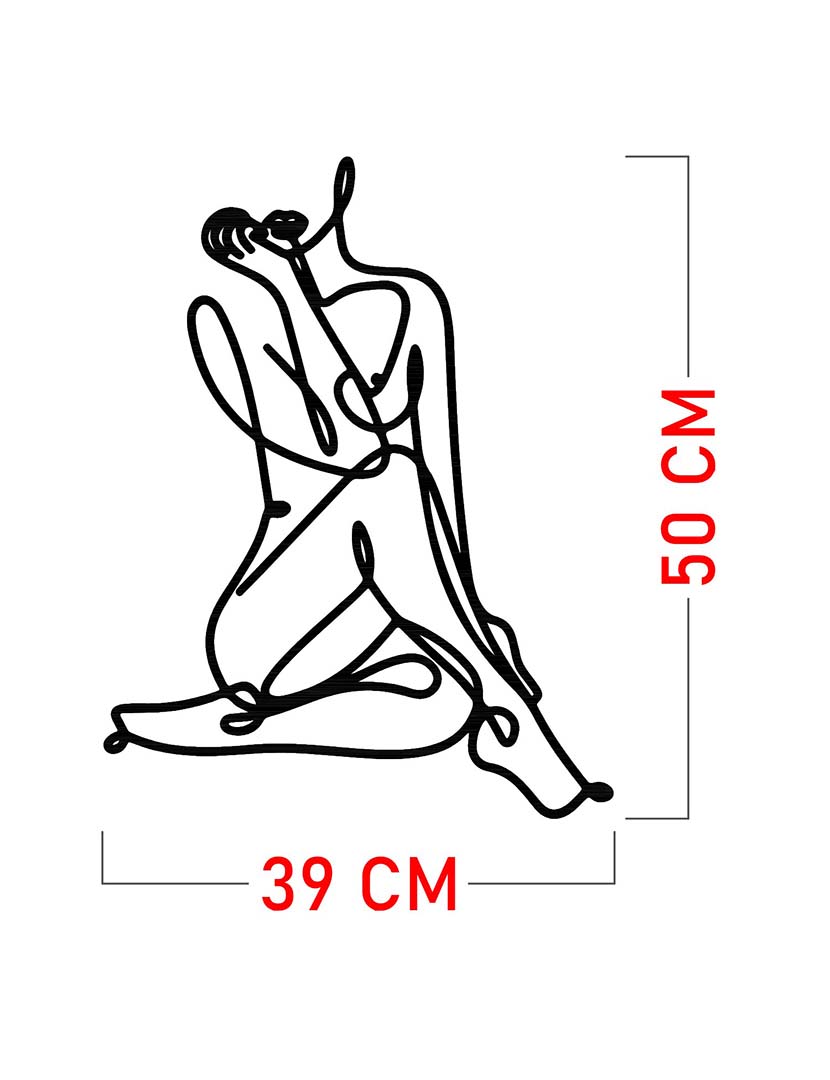 Decoração Parede Metal Eve