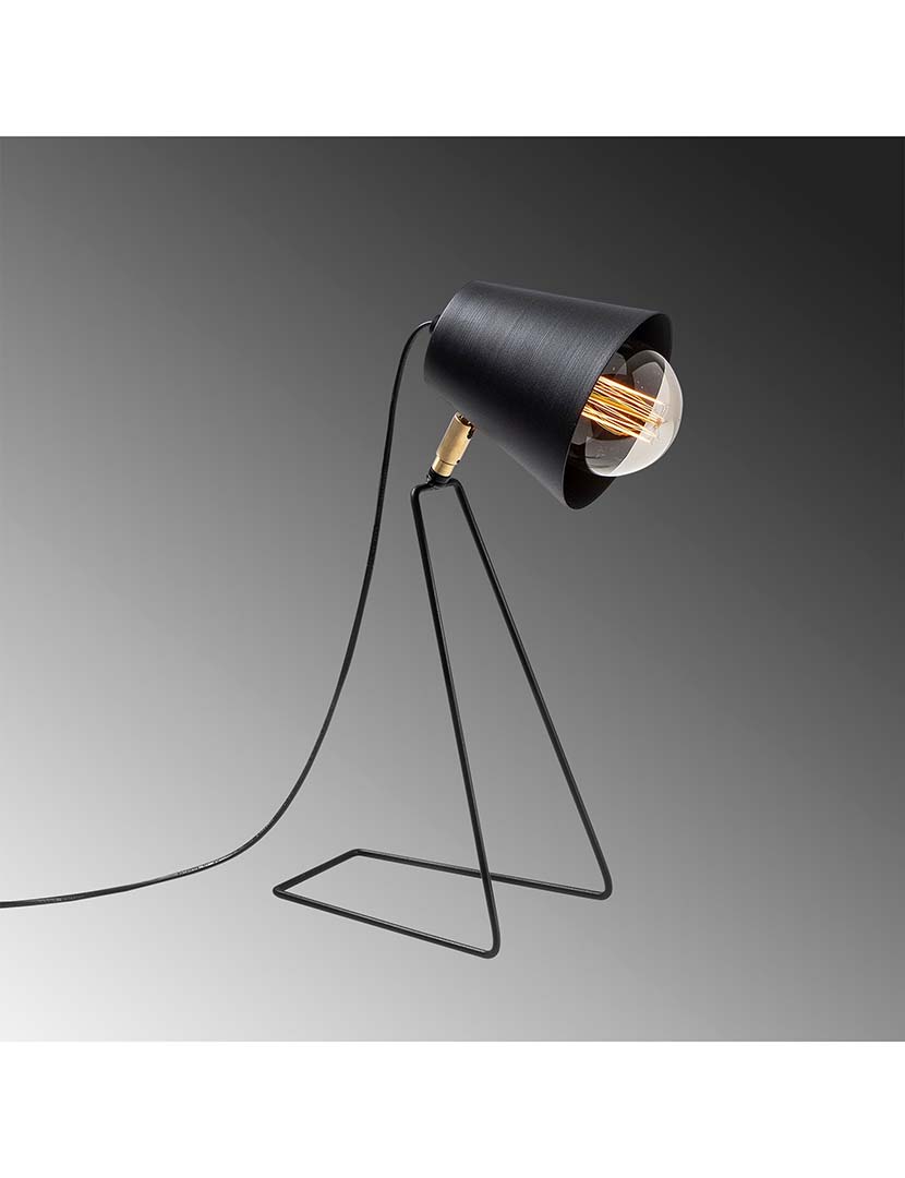 Candeeiro Mesa Suvani Preto