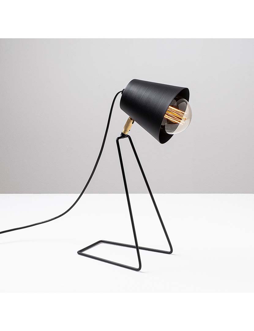 Candeeiro Mesa Suvani Preto