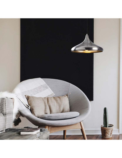 Candeeiro Teto Berceste-209-S Prateado