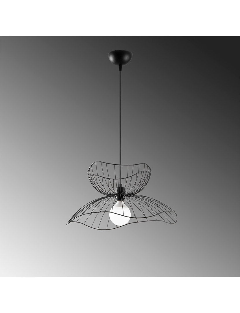 Candeeiro Teto Farac-6390 Preto