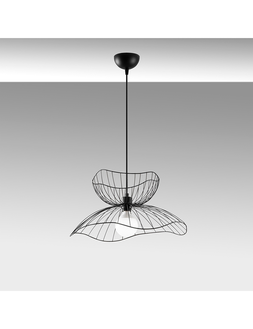 Candeeiro Teto Farac-6390 Preto