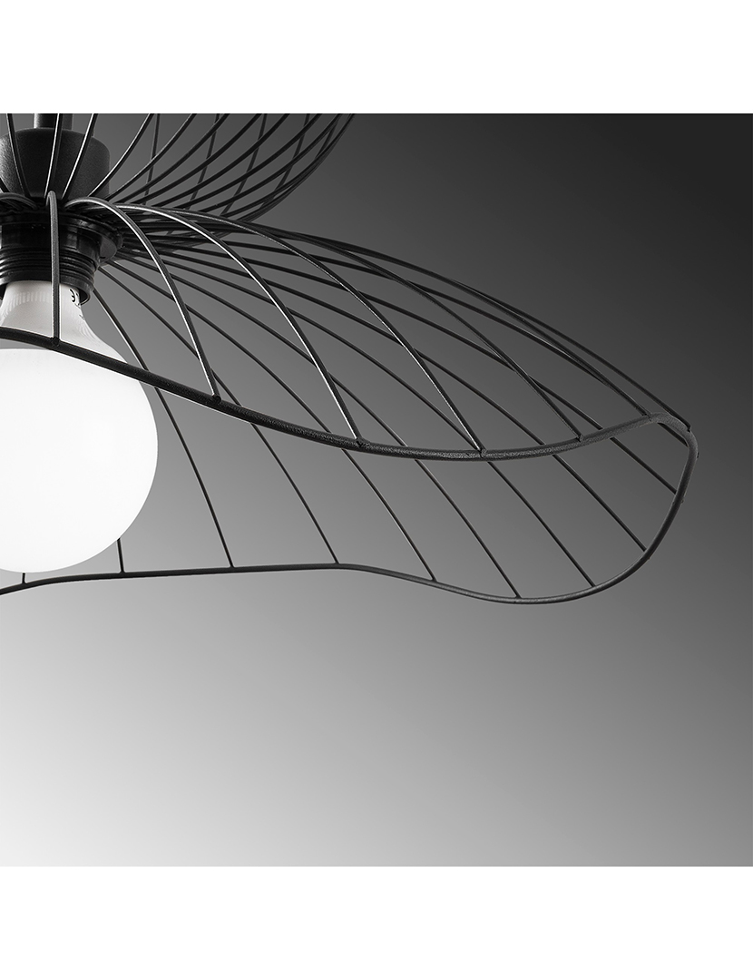 Candeeiro Teto Farac-6390 Preto