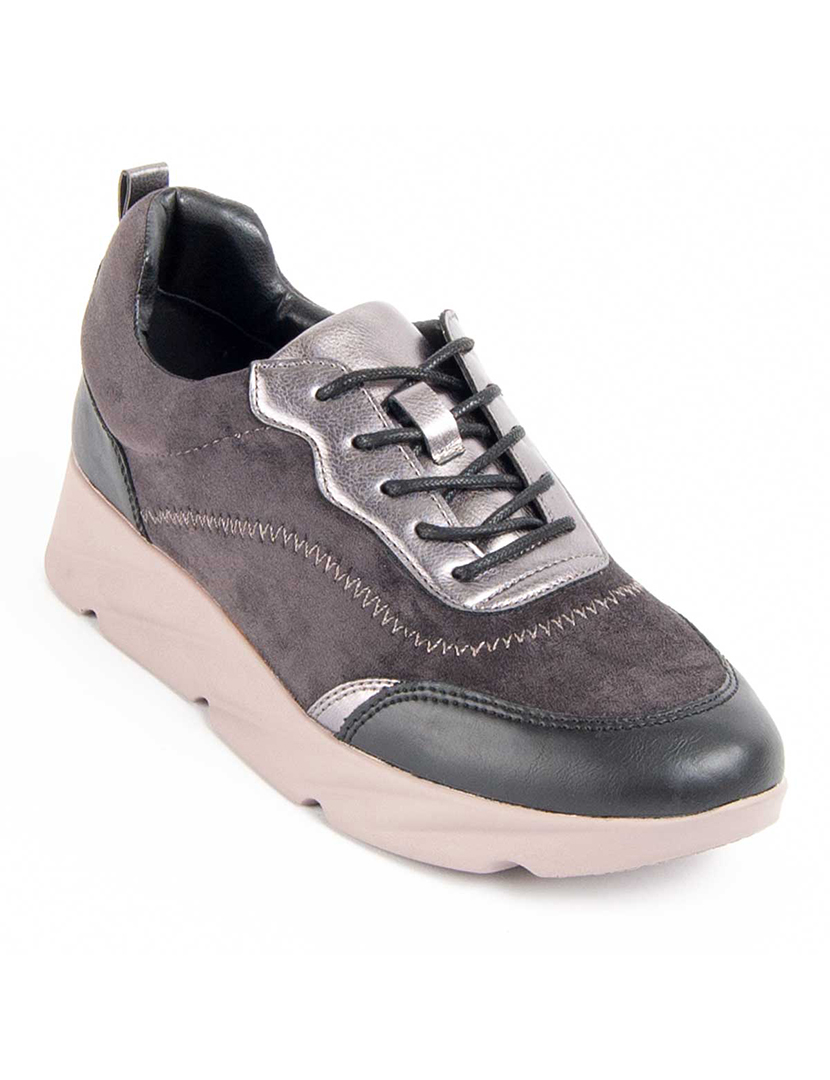 Sapatos de Cunha Senhora Cinzento