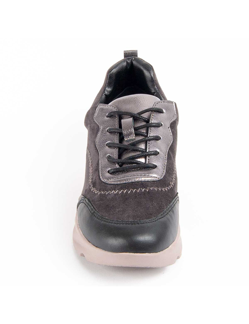 Sapatos de Cunha Senhora Cinzento