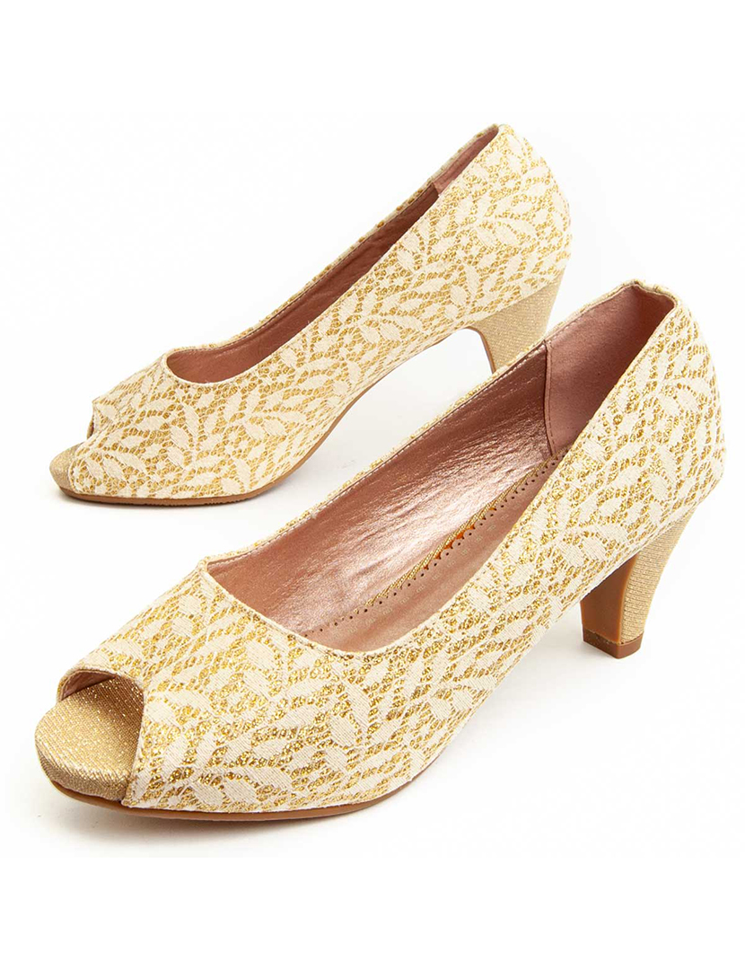Ladies' Gold High Heels